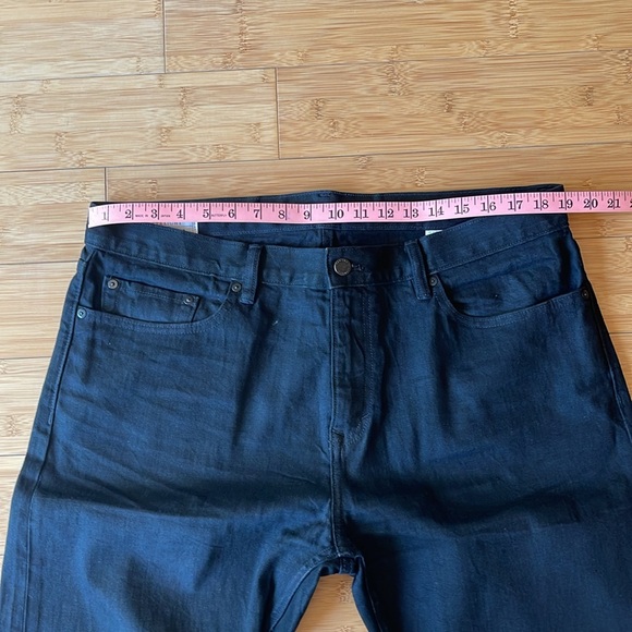 NEW! Banana Republic Straight Black Jeans 36w x 34L - Picture 12 of 12